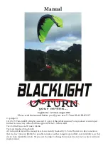 Preview for 1 page of U-Turn BLACKLIGHT S Manual