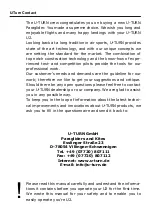 Preview for 2 page of U-Turn Tandem U2 DHV 1 Owner'S Manual