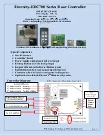 Uaccess Eternity EDC700 Series Installation preview