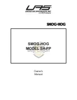 Preview for 1 page of UAS SMOG-HOG SH-PP Owner'S Manual