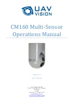 Preview for 1 page of UAV Vision CM160 Operation Manual