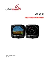 Предварительный просмотр 1 страницы uAvionix AV-30-C Installation Manual