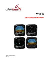 uAvionix AV-30-E Installation Manual preview