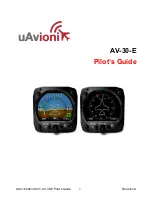 uAvionix AV-30-E Pilot'S Manual preview