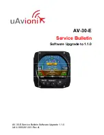 Preview for 1 page of uAvionix AV-30 Service Bulletin