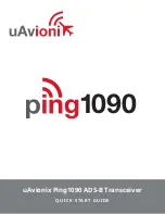 Preview for 1 page of uAvionix Ping1090 Quick Start Manual