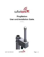 Preview for 1 page of uAvionix PingStation User And Installation Manual