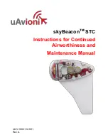 uAvionix skyBeacon STC Maintenance Manual preview