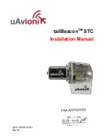 uAvionix tailBeacon STC Installation Manual preview