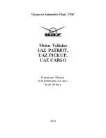 UAZ PATRIOT Operation Manual предпросмотр