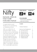 Preview for 2 page of ubabub Nifty U0300 Instructions Manual