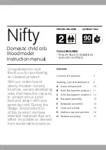 Preview for 2 page of ubabub Nifty US0310 Instructions Manual