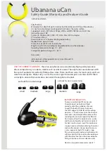 Preview for 5 page of Ubanana uCan Operating Instructions Manual