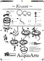 Предварительный просмотр 1 страницы ubbink AcquaArte Kozani Quick Start Manual