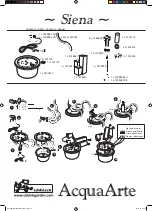 Preview for 1 page of ubbink AcquaArte Siena Quick Start Manual