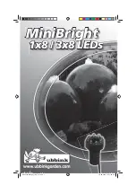 Предварительный просмотр 1 страницы ubbink MiniBright 1x8 LED Operating Instruction