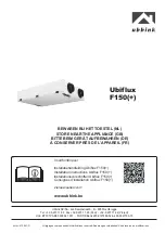 ubbink Ubiflux F150+ Installation Instructions Manual предпросмотр