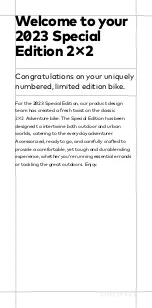 Preview for 2 page of UBCO 2X2 SE 2023 User Manual