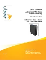 Ubee DVW326 User Manual preview