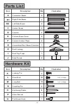 Предварительный просмотр 2 страницы UBERHAUS DESIGN 40035016 Assembly Instructions Manual