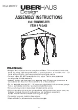 Предварительный просмотр 1 страницы UBERHAUS DESIGN 40035017 Assembly Instructions Manual