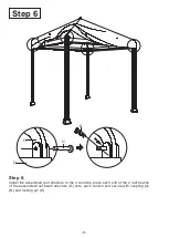 Предварительный просмотр 8 страницы UBERHAUS DESIGN 40035017 Assembly Instructions Manual