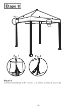 Предварительный просмотр 22 страницы UBERHAUS DESIGN 40035017 Assembly Instructions Manual