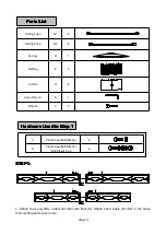 Предварительный просмотр 3 страницы UBERHAUS DESIGN 72255009 Owner'S Manual