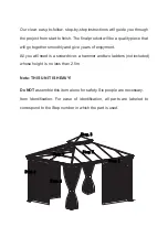 Preview for 2 page of UBERHAUS DESIGN Sonoma Assembly Instructions Manual