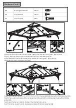 Preview for 8 page of UBERHAUS DESIGN Sonoma Assembly Instructions Manual