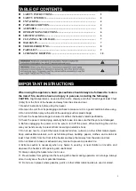 Preview for 2 page of Uberhaus 10625002 Operator'S Manual