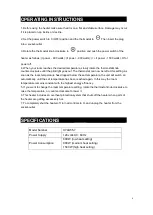 Preview for 6 page of Uberhaus 10625002 Operator'S Manual