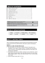 Preview for 2 page of Uberhaus 10635000 Operator'S Manual