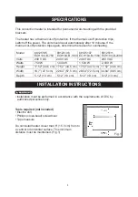 Preview for 4 page of Uberhaus 68125105 Operator'S Manual