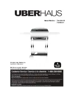 Uberhaus 70005031 Operator'S Manual предпросмотр