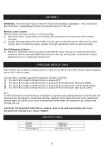 Preview for 5 page of Uberhaus 70395007 Operator'S Manual