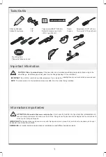 Preview for 2 page of Uberhaus 75225002 Installation And Care Manual