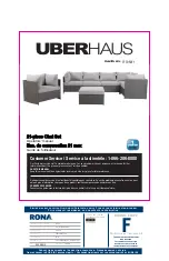 Preview for 1 page of Uberhaus 77705071 Operator'S Manual