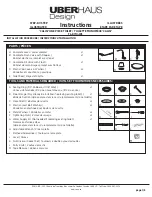 Preview for 1 page of Uberhaus CALISI Instructions