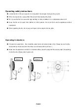 Preview for 4 page of Uberhaus Design WCF-01R Operator'S Manual