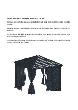 Preview for 6 page of Uberhaus Gazebo Operator'S Manual