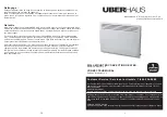 Предварительный просмотр 1 страницы Uberhaus HC15-10 Operator'S Manual