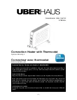 Preview for 1 page of Uberhaus HMC-1500TW Operator'S Manual