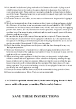 Preview for 3 page of Uberhaus Pro HFK48 Important Instructions Manual