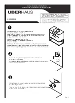 Предварительный просмотр 3 страницы Uberhaus RONA 01225013 Installation Instructions Manual