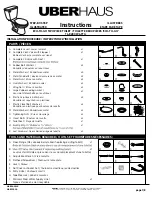 Uberhaus TL-8287-WL-TTG Instructions Manual preview