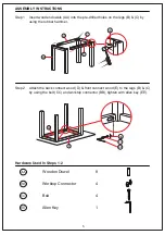 Preview for 5 page of Uberhaus VILLA 74805005 Assembly Instructions Manual