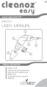 ubimed cleanoz easy MB002 User Manual preview