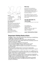 Предварительный просмотр 2 страницы ubiolabs AWC1053AW User Manual  & Safety Instructions