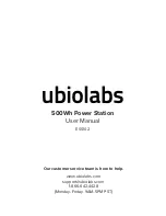 Preview for 1 page of ubiolabs ESS102 User Manual